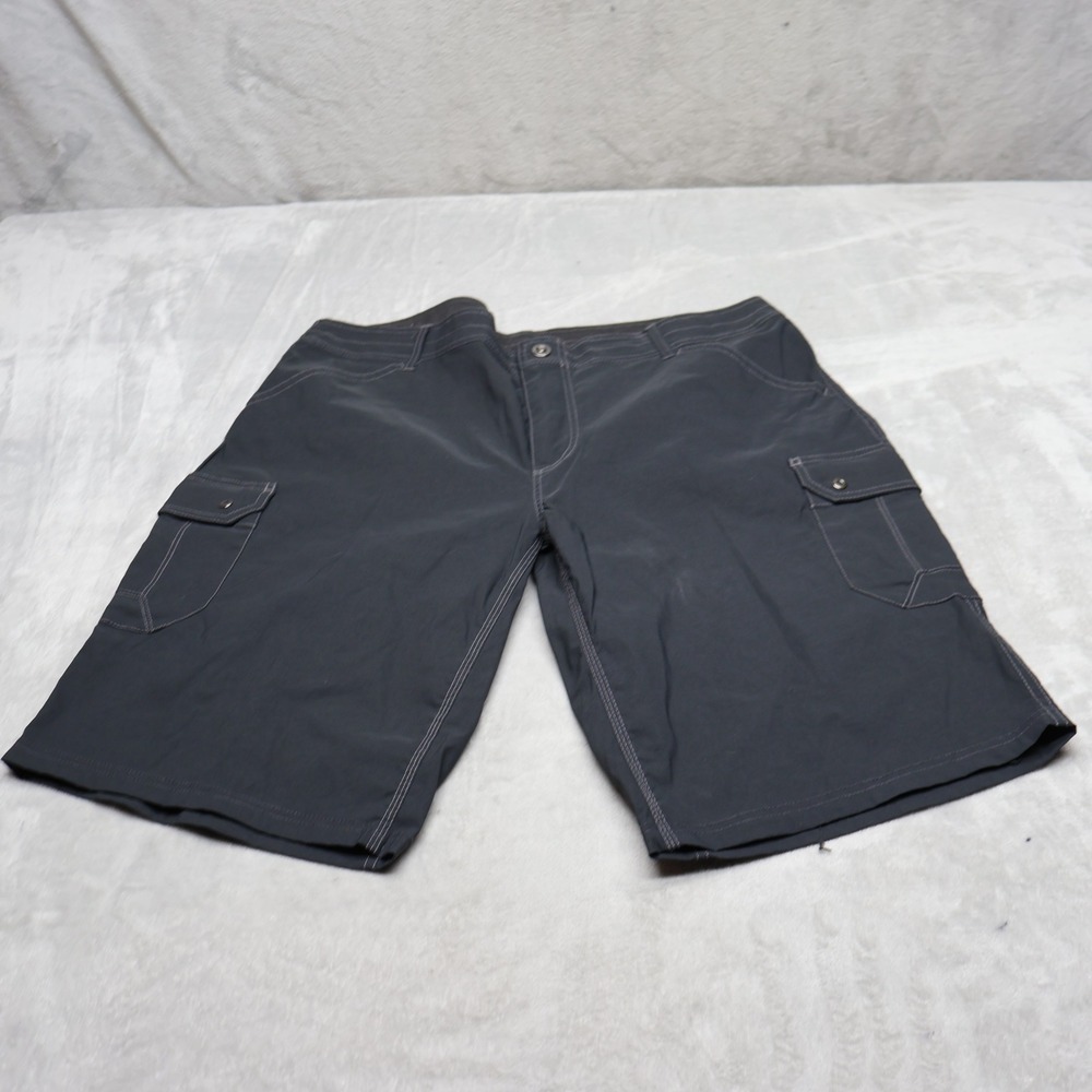 Kuhl Shorts Mens 40 Black Renegade Cargo Gorpcore Lightweight Hiking Outdoor